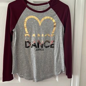 Justice Active Dance Shirt